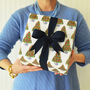 Christmas Tree Pattern Gift Wrap Sheets