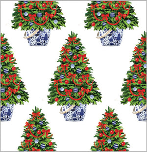 Christmas Tree Pattern Gift Wrap Sheets