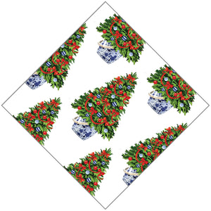 WH Paper Cocktail Napkins | Christmas Tree