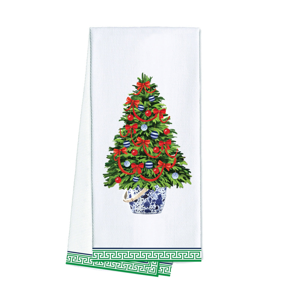 WH Hostess Cotton Tea Towel | Christmas Tree