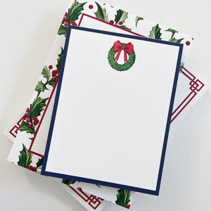 Stock Shoppe: 4.25x5.5 Christmas Wreath Notepad