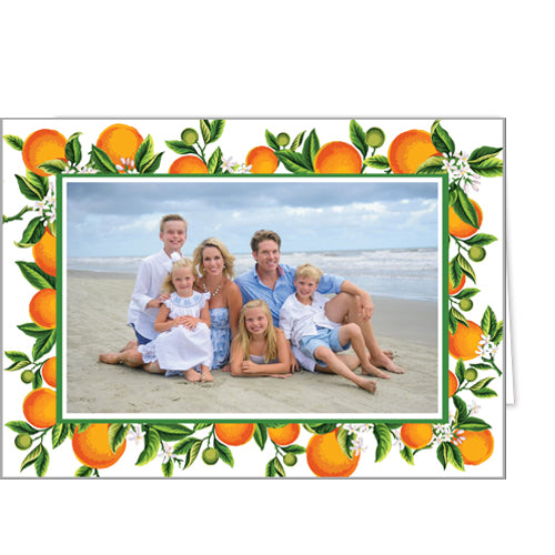 Wholesale Citrus Border Folded Photo Card