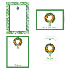 Citrus Wreath Stationery Gift Set