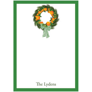 Citrus Wreath Stationery Gift Set