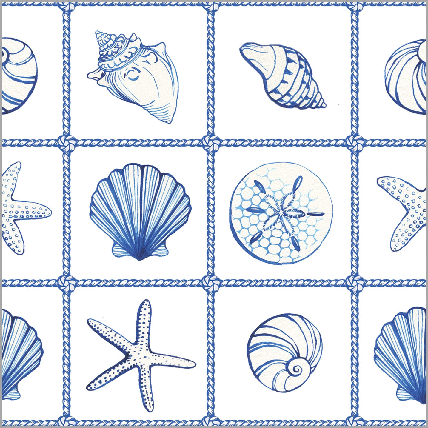 SALE!! Stock Shoppe: Sea Shells Gift Wrap Sheets