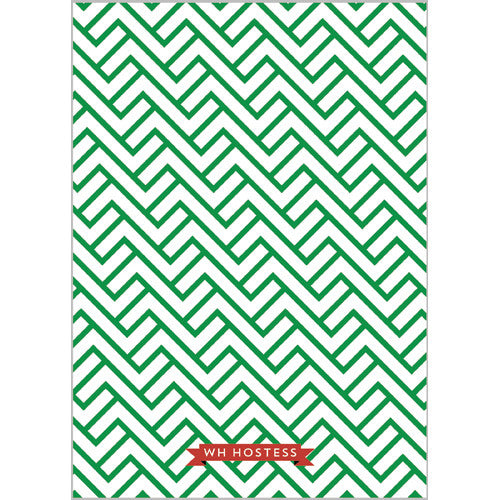 Collage Photo Card with Mod Link Pattern - More Color Options