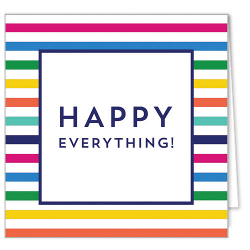 In Stock Gift Enclosure Cards + Envelopes | Colorful Stripe