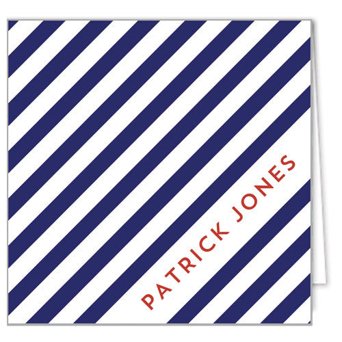 Diagonal Stripe Enclosure Cards + Envelopes | More Colors