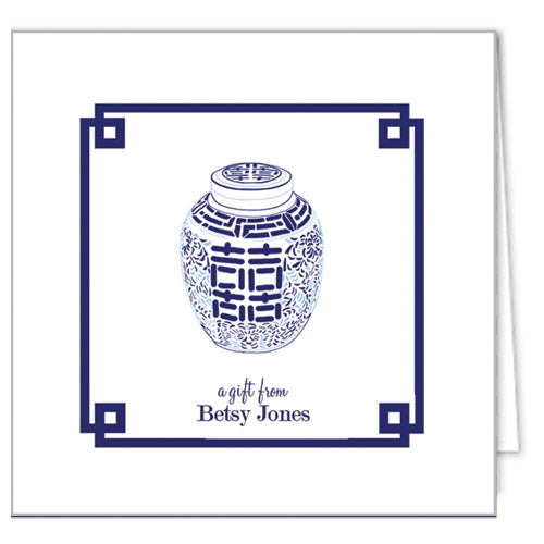 Double Happiness Jar Enclosure Cards + Envelopes