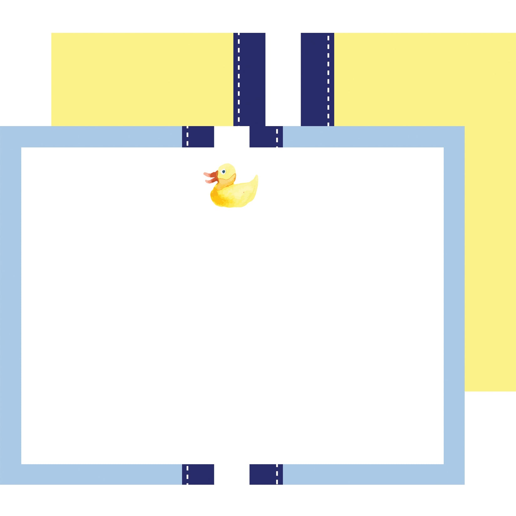 In Stock Flat Notecards | Yellow Duck