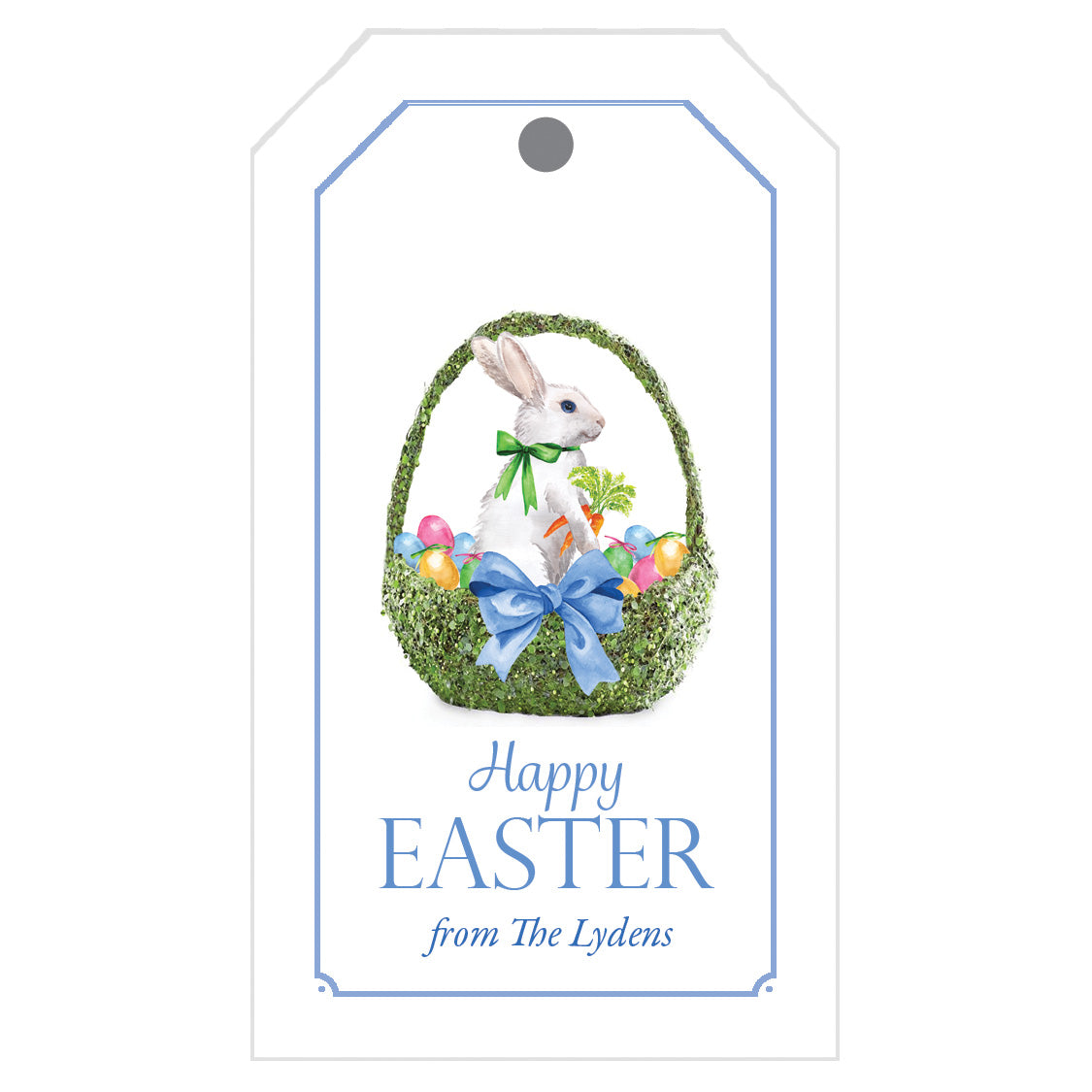 Easter Basket Personalized Gift Tags