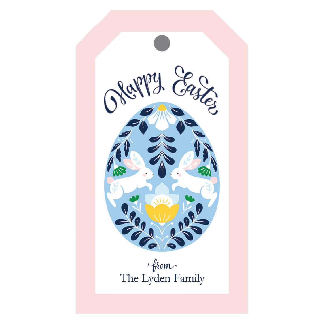 Easter Egg Personalized Gift Tags