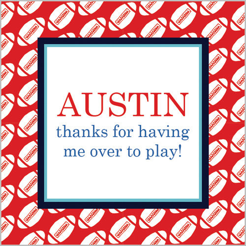 Football Gift Sticker - Set of 24