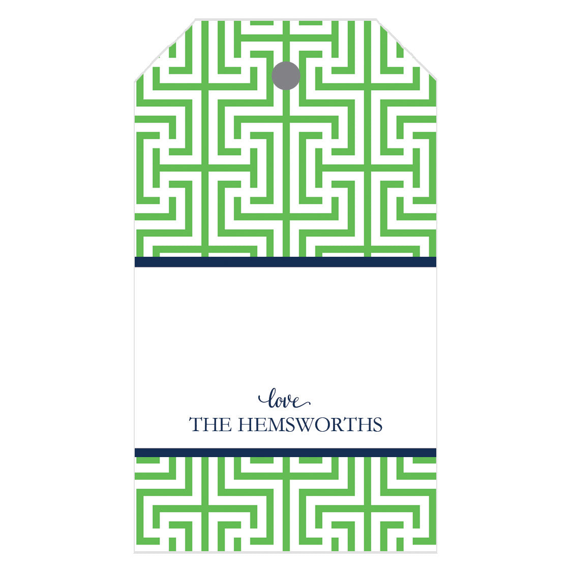 Garden Maze Personalized Gift Tags