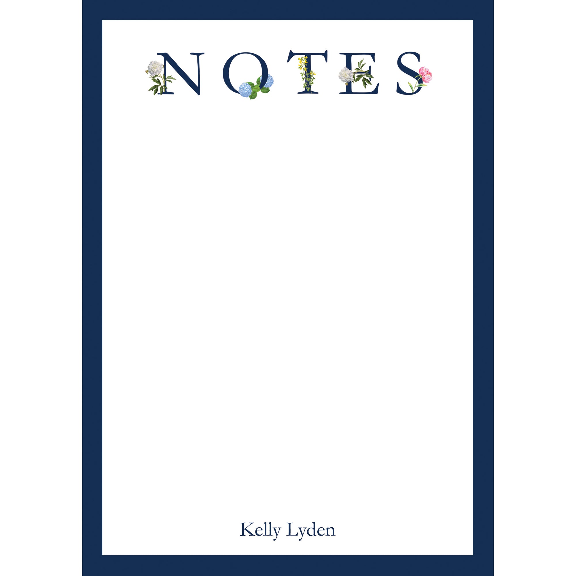 Garden NOTES Personalized Notepad