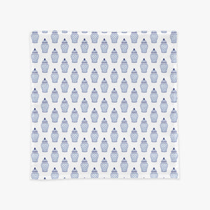 20"x20" Dinner Napkin Set of 4 | Blue & White Ginger Jars