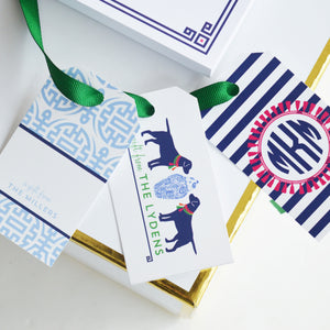 Tassel Monogram Gift Tags | More Colors