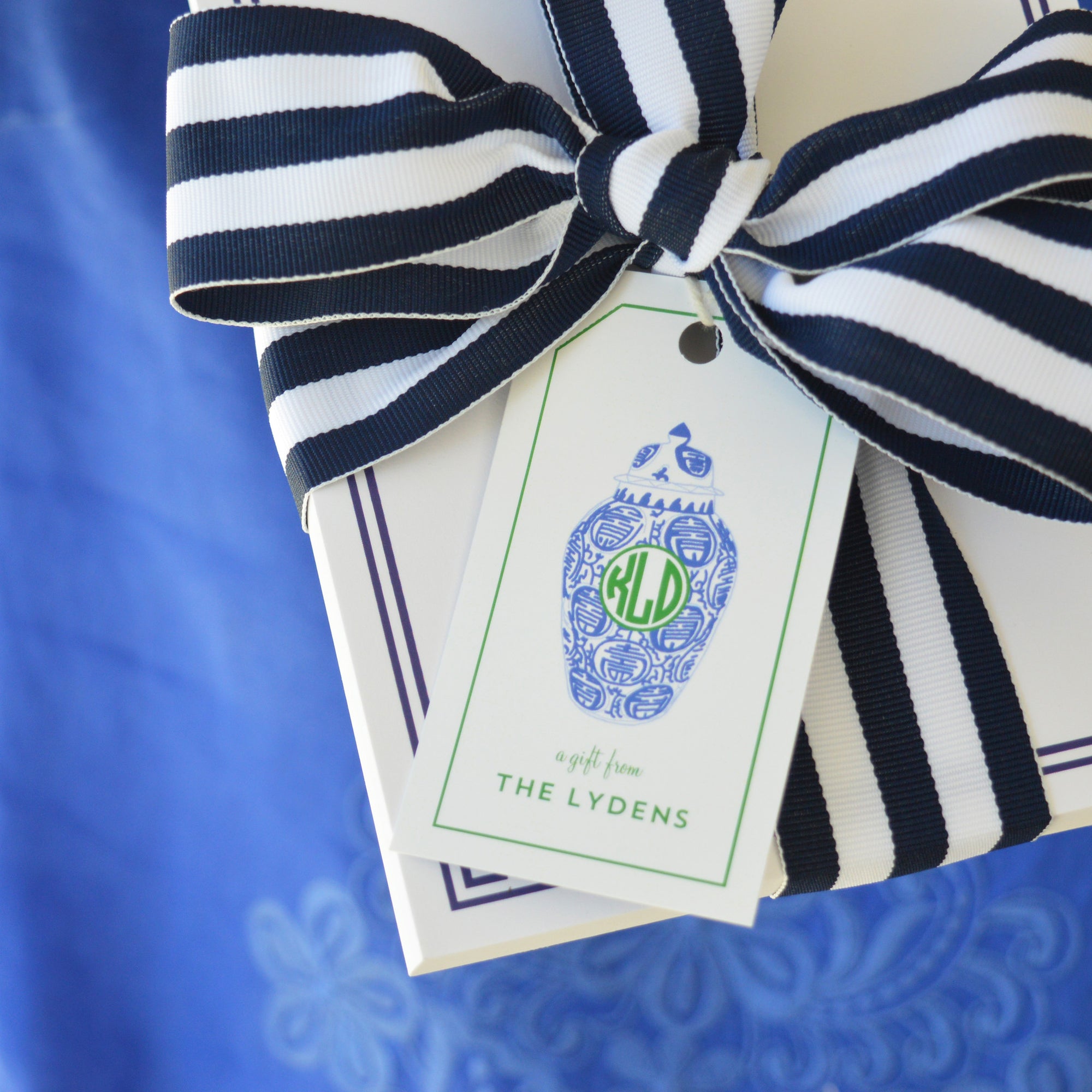 Ginger Jar Monogrammed Gift Tags
