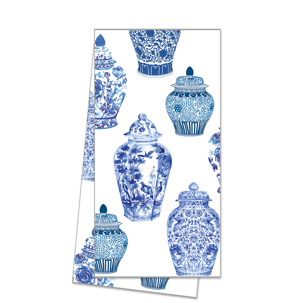 In Stock WH Hostess Cotton Tea Towel | Ginger Jars Pattern