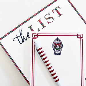Stock Shoppe: 5x7 Ginger Jar with Wreath Notepad