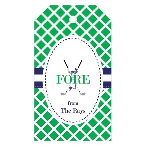 Golf Personalized Gift Tags Wholesale