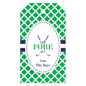 Golf Personalized Gift Tags