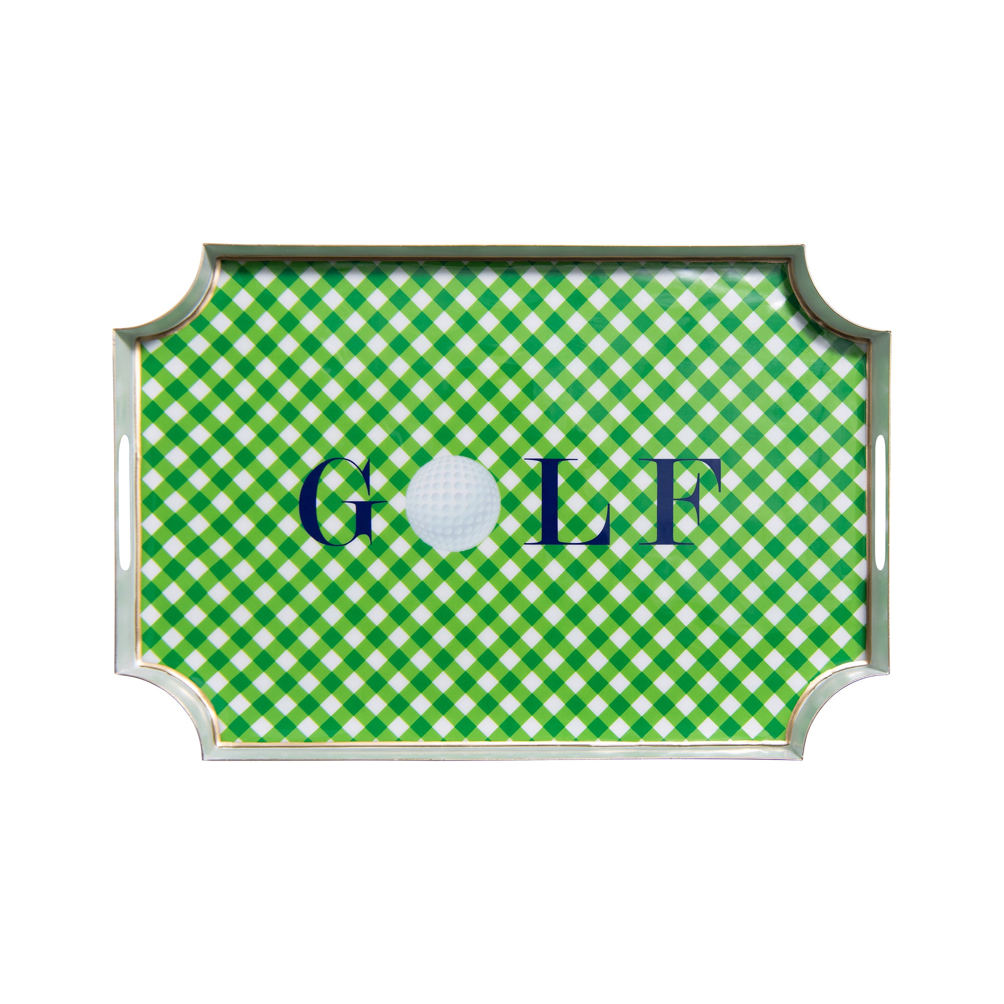 SALE!! WH Hostess x Jaye's Studio: Golf Gingham Jayes Tray