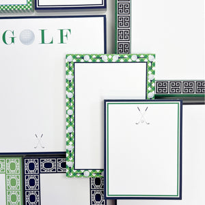 Stock Shoppe: 4.25x5.5 Golf Clubs Notepad