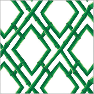 Bamboo Trellis Gift Wrap Sheets | Green
