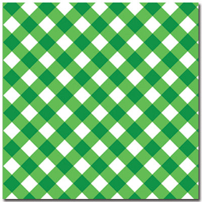 In Stock Gingham Check Gift Wrap Sheets | Green