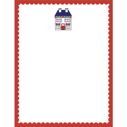 Stock Shoppe: 4x5 Holiday House Notepad