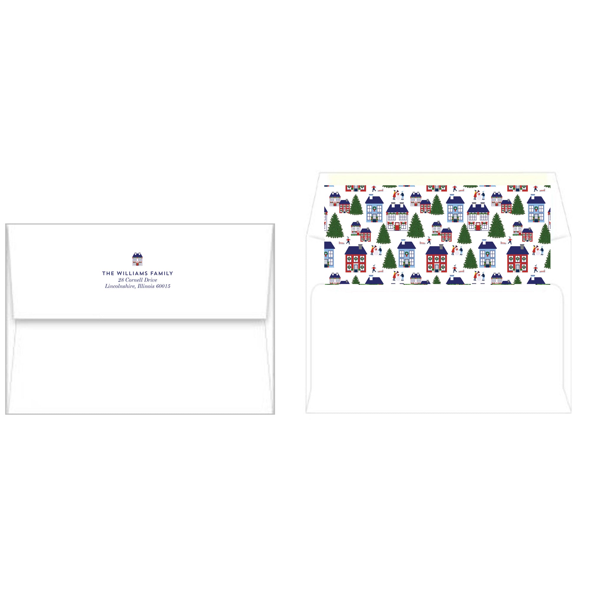 Holiday Village Photo Card Wholesale