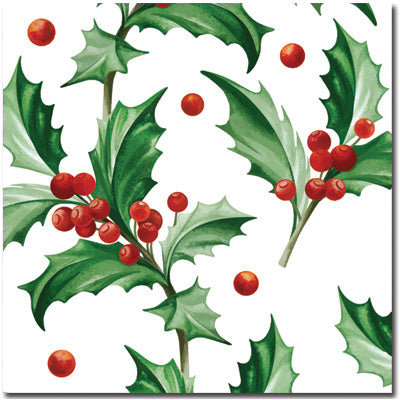 Holly Gift Wrap Sheets