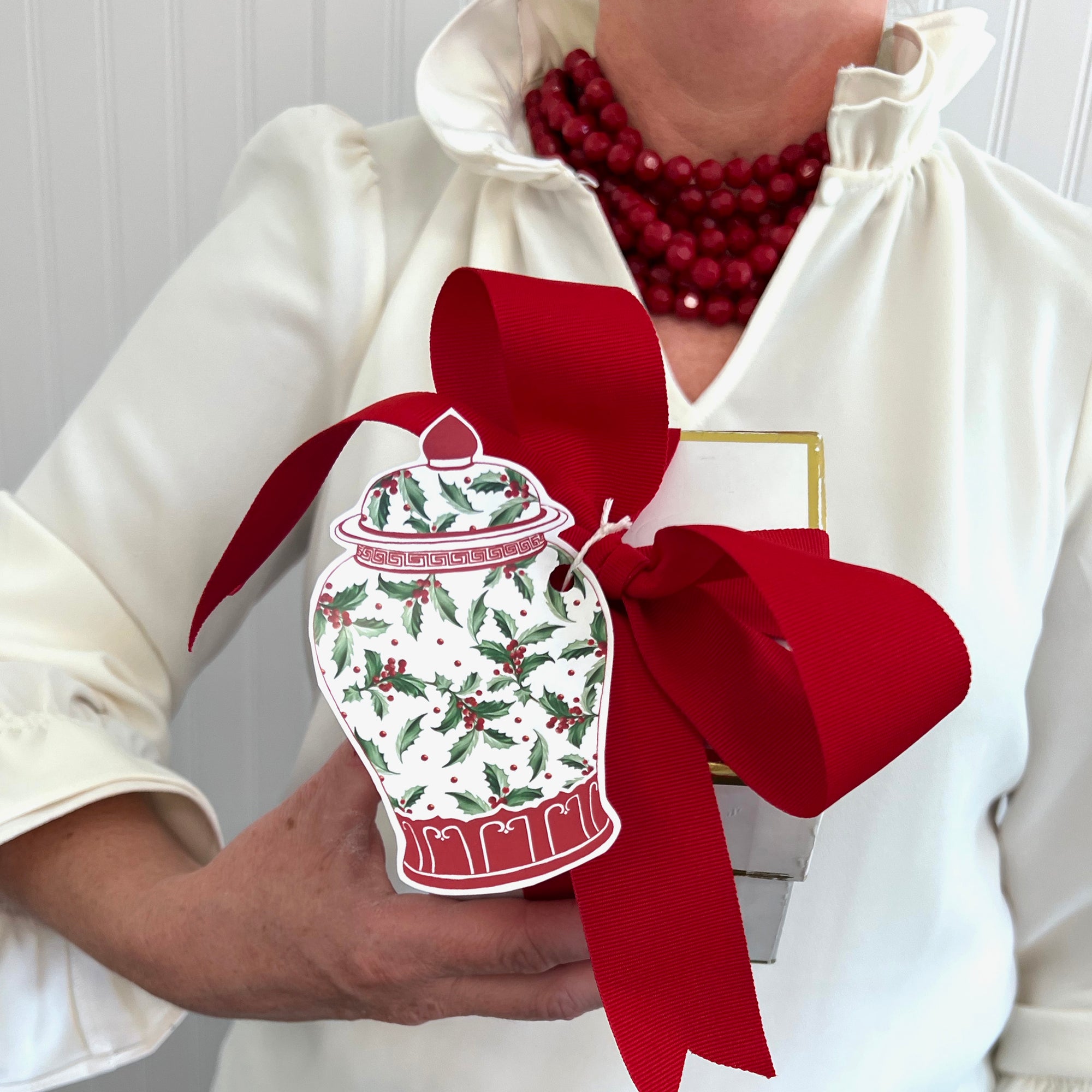 Stock Shoppe: Holly Ginger Jar Die-Cut Gift Tags