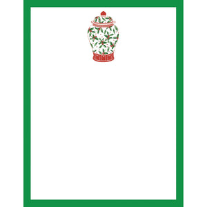 Stock Shoppe: 4.25x5.5 Holly Ginger Jar Notepad