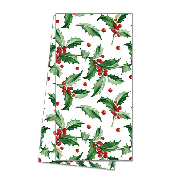 WH Hostess Cotton Tea Towel | Holly