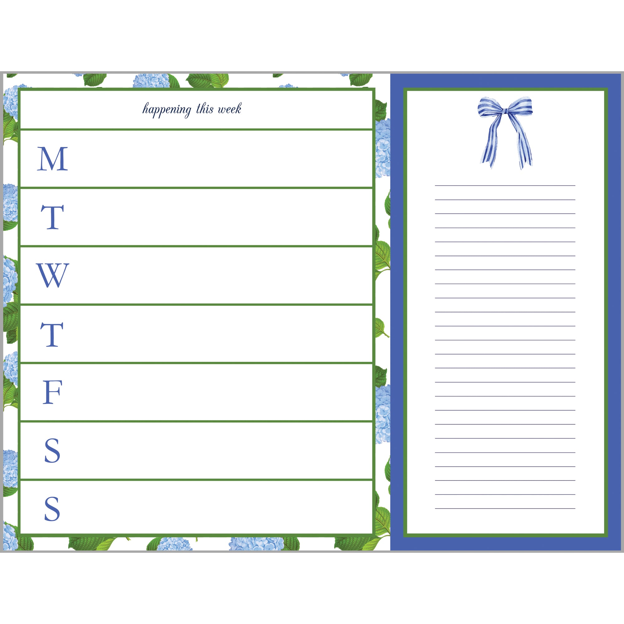 In Stock 11"x8.5" Notepad | Weekly Planner with Tear Off List