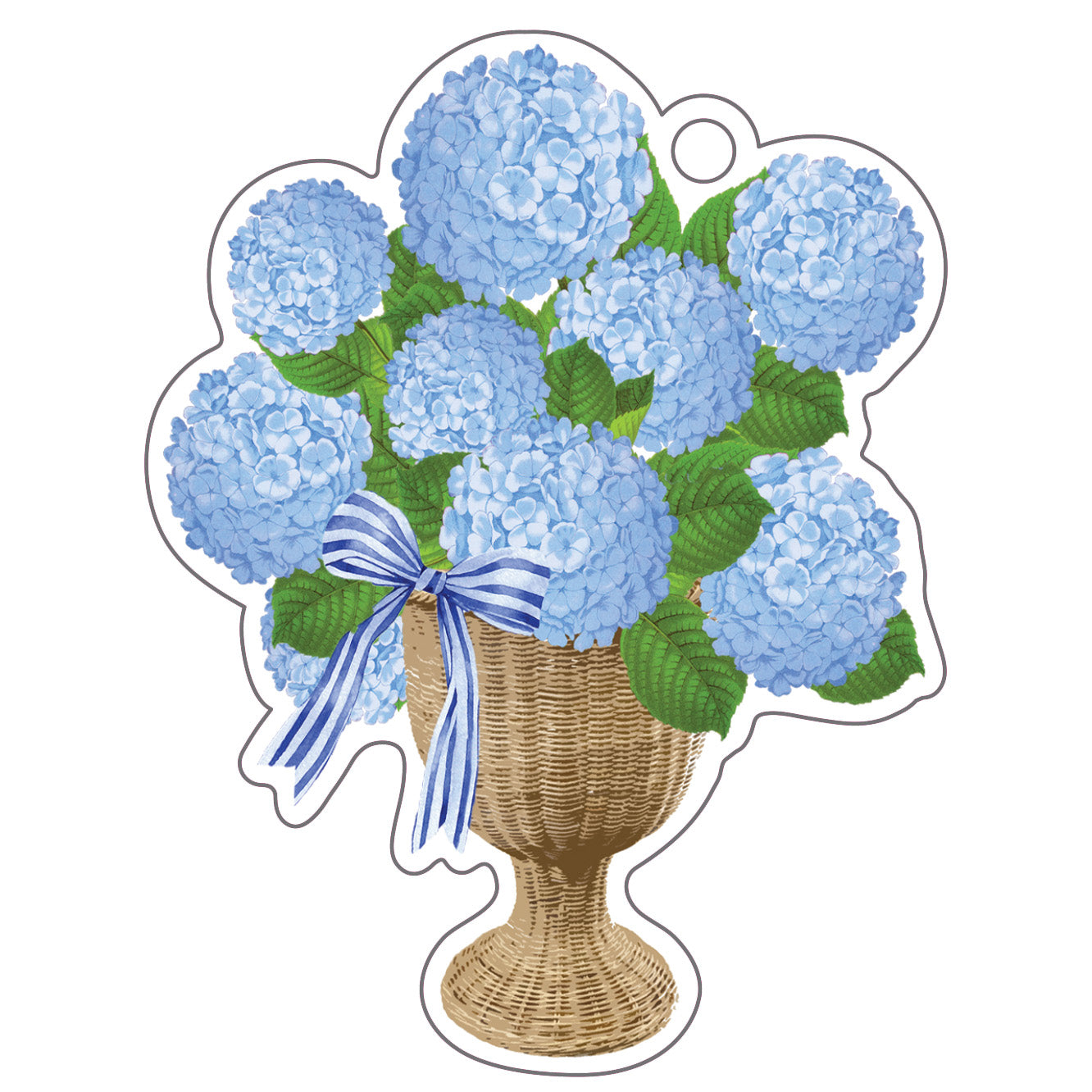 SALE!! Stock Shoppe: Hydrangeas Urn Die-Cut Gift Tags