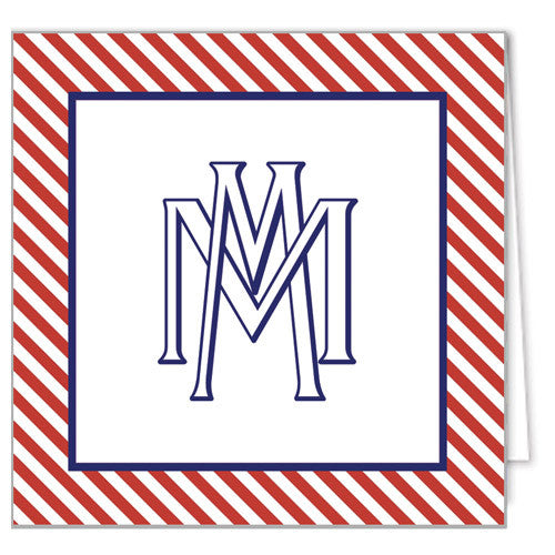 Interlocking Monogram Enclosure Cards + Envelopes | More Colors