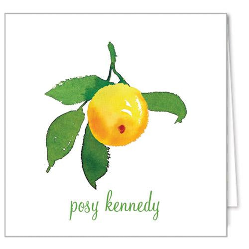 Lemon Personalized Enclosure Cards + Envelopes Wholesale