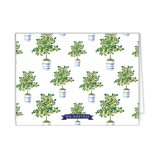 In Stock Folded Notecard Set of 10 | Lemon Tree - WH Hostess Social ...