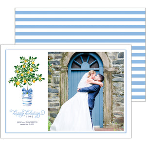 Lemon Tree Holiday Photo Card