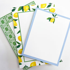 Stock Shoppe: 4.25x5.5 Lemon Notepad