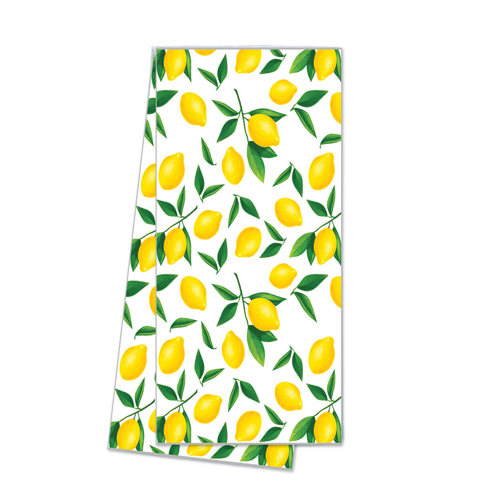 In Stock WH Hostess Cotton Tea Towel | Lemons