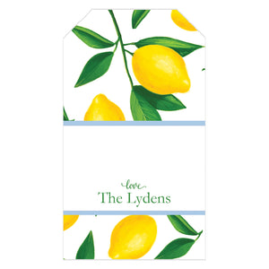 Lemons Personalized Gift Tags