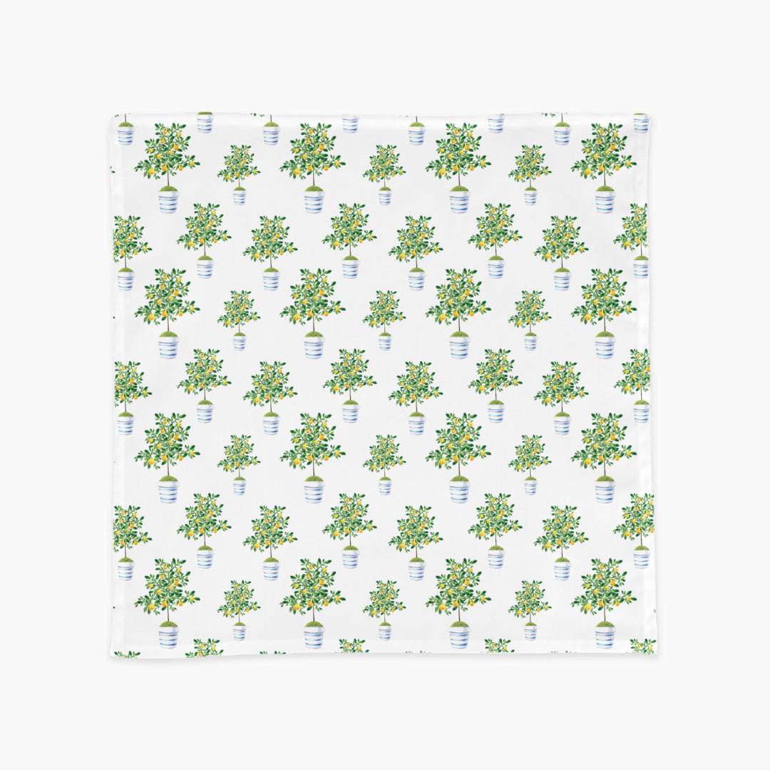 20"x20" Dinner Napkin Set of 4 | Lemon Tree