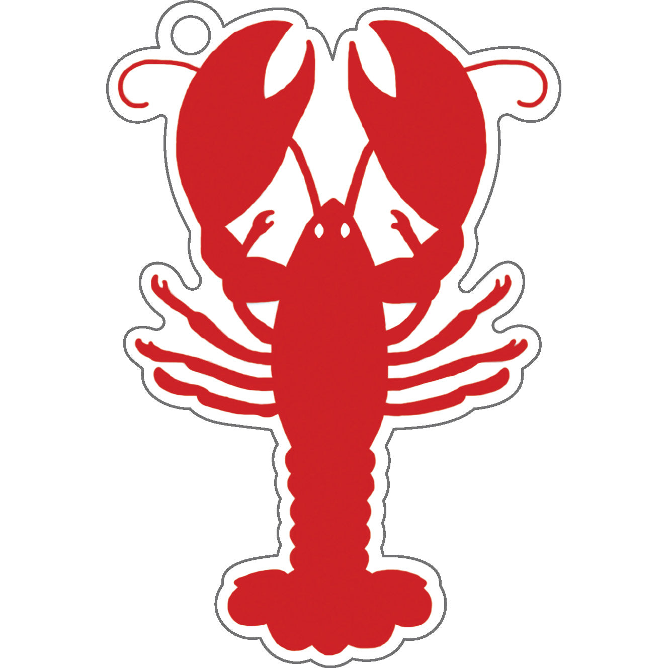 In Stock Lobster Die-Cut Gift Tags