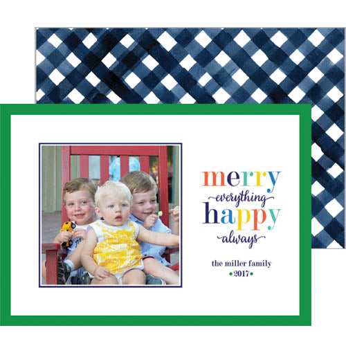 Merry Everything Happy Always Photo Cards