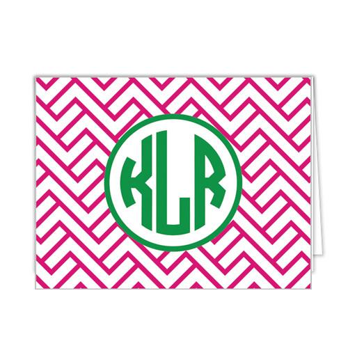 Mod Link Personalized Folded Notecards - More Color Options Wholesale