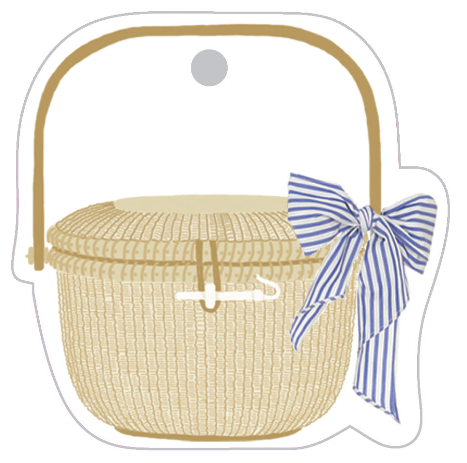 Stock Shoppe: Nantucket Basket Die-Cut Gift Tags